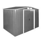 Сарай металевий ECO 262x182x191 см сірий з білим