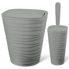 Набір для ванної кімнати Planet Welle 2 предмета сірий