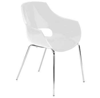 Крісло Papatya Opal білий