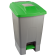 Бак для мусора с педалью Planet 100 л серо-зеленый