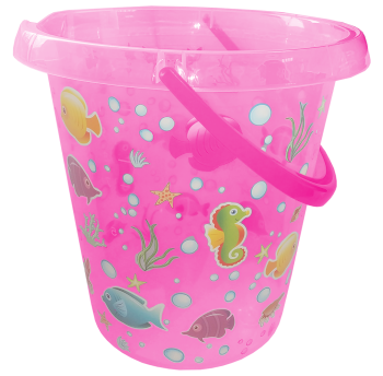 Відро декороване 12 л рибки