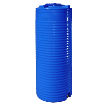 Емкость 500 л узкая вертикальная двухслойная