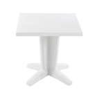 Стіл квадратний Papatya Браво 70x70 білий