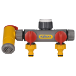 Разделитель двухпотоковый с краном Flowmax + адаптеры 1/2"; 3/4"; 1" HoZelock 2250 Разделитель двухпотоковый с краном Flowmax + адаптеры 1/2"; 3/4"; 1" HoZelock 2250