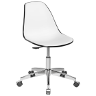 Стілець офісний Tilia Eos-Office чорний - біла слонова кістка