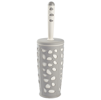 Йоржик для унітазу Planet Stone сіро-кремовий