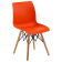 Стілець Tilia Laser-V ніжки букові помаранчевий