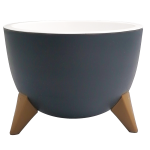 Горшок для цветов Ufo 2 л антрацитовый