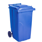 Бак для мусора на колесах с ручкой 240 л синий