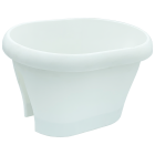 Горщик для квітів на перила Gardenya 12 л білий