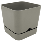 Горщик для квітів квадратний Begonya 2,3 л сіро-коричневий Горщик для квітів квадратний Begonya 2,3 л сіро-коричневий