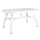 Стол овальный Irak Plastik King 90x150 белый