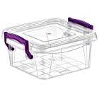 Контейнер на засувках глубокий 0,36 л прозорий