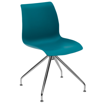 Стул Tilia Lazer-Z ножки хромированные зеленая нефть