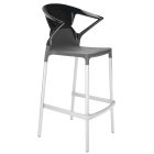 Барне крісло Papatya Ego-K антрацит сидіння, верх чорний