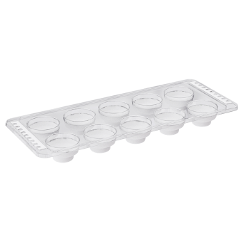 Форма для льоду силіконова біла