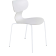 Стілець Papatya Yugo-S білий, ніжки катафорез білий