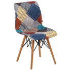 Стул Tilia Laser-V ножки буковые, сиденье с тканью PATCHWORK