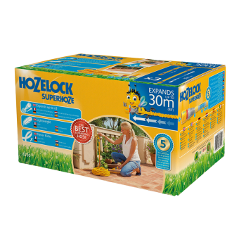 Шланг 30 м розтяжний Superhoze + конектори Hozelock 8230