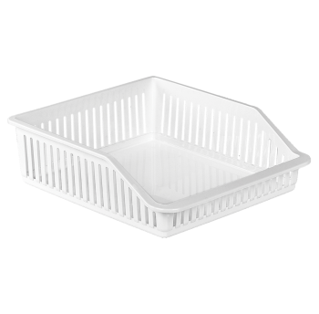 Органайзер для холодильника на 1 відділення низький білий