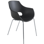 Кресло Papatya Opal-ML PRO антрацит, ножки хром