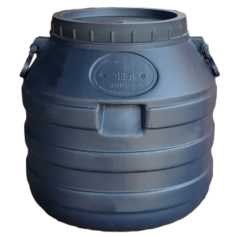 Бидон 48 л непищевой Г ПБ черный