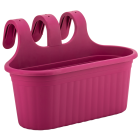 Горщик для квітів балконний підвісний Camellia 6,5 л фіолетовий