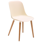 Стул Tilia Shell-N ножки буковые кремовый