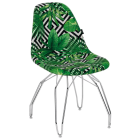 Стілець Tilia Eos-M сидіння з тканиною, ніжки металеві хромовані VOKATO