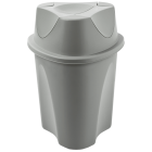 Ведро для мусора Planet Twist 9 л серое
