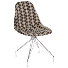 Стул Tilia Eos-X сиденье с тканью, ножки металлические хромированные ARTNUVO 46904 - V5