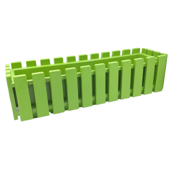 Горщик для квітів балконний Akasya 11 л зелений