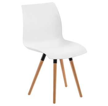 Стілець Tilia Laser-N ніжки букові білий