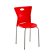 Стул Irak Plastik Vega красный