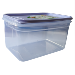 Контейнер Flexy Box прямокутний 1,3 л прозорий кришка бузкова Irak Plastik