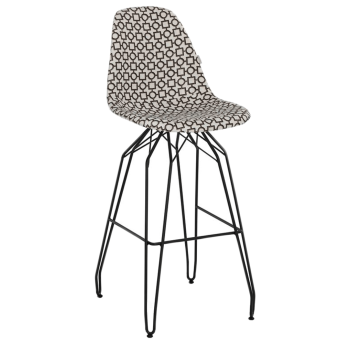 Стілець барний Tilia Eos-X сидіння з тканиною, ніжки металеві фарбовані ARTCLASS 802