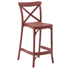 Стілець барний Tilia Capri 75 см теракотовий
