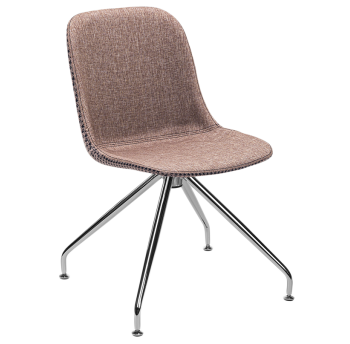 Стул Tilia Shell-ZC Pad сиденье с тканью pied de poule-02