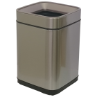 Відро для сміття JAH 8 л срібний металік без кришки з внутрішнім відром