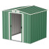 Сарай металевий ECO 202x182x181 см зелений з білим