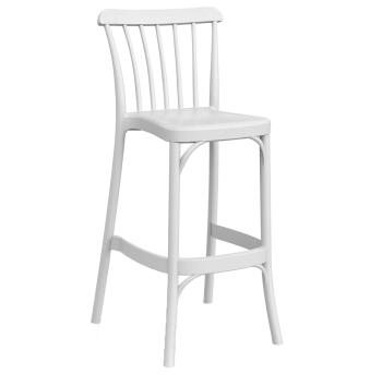 Стілець барний Tilia Gozo 75 см біла слонова кістка