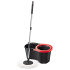 Набір для прибирання Planet Spin Mop Joy 16 л чорний - червоний
