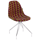 Стул Tilia Eos-X сиденье с тканью, ножки металлические хромированные ARTNUVO 46904 - V6