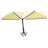 Парасоля Banana Classic двокупольна фронтальна, квадратна 3 х 3 м * 2