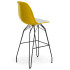 Стілець барний Tilia Eos-M ніжки металеві фарбовані жовтий - біла слонова кістка