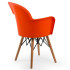 Кресло Tilia Gora-V ножки буковые оранжевое