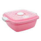 Контейнер с крышкой 1,8 л розовый