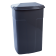Бак для мусора 90 л темно-серый - серый