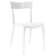 Стул Papatya Hera-S белое сиденье, верх белый