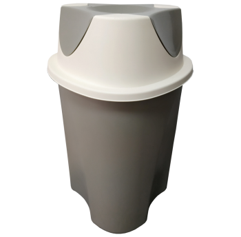 Відро для сміття Planet Twist 23 л сірий - крем